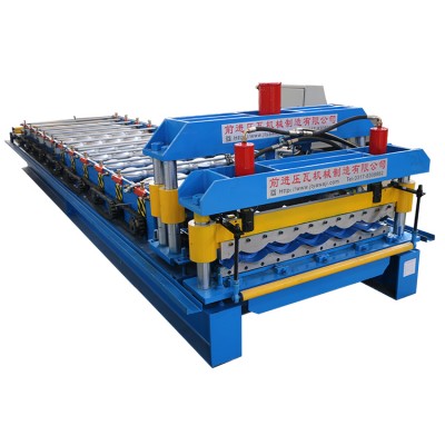 glazed tile roof cold roll forming machine make zinc sheets