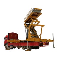 Chinese supplier Cangzhou Forward hydraulic track lift platform for roll forming machine