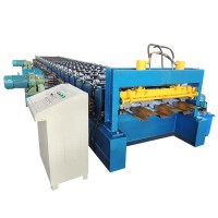 China Hydraulic Cutting Bearing Floor Deck Making Forming Machinery